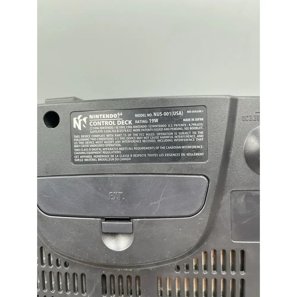 Nintendo 64 N64 Console & Expansion Pack Installed